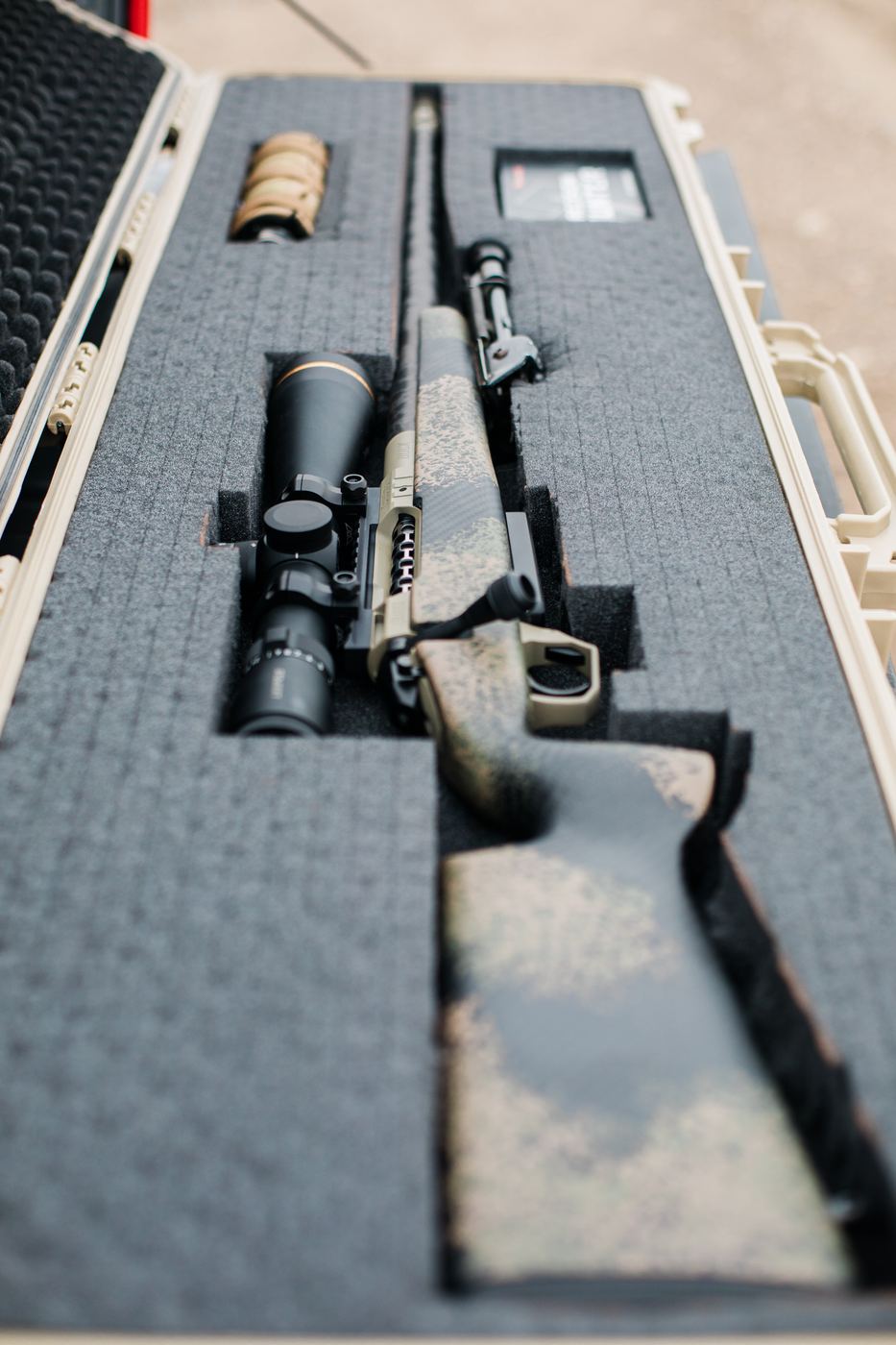 300 PRC custom build on a truck tailgate