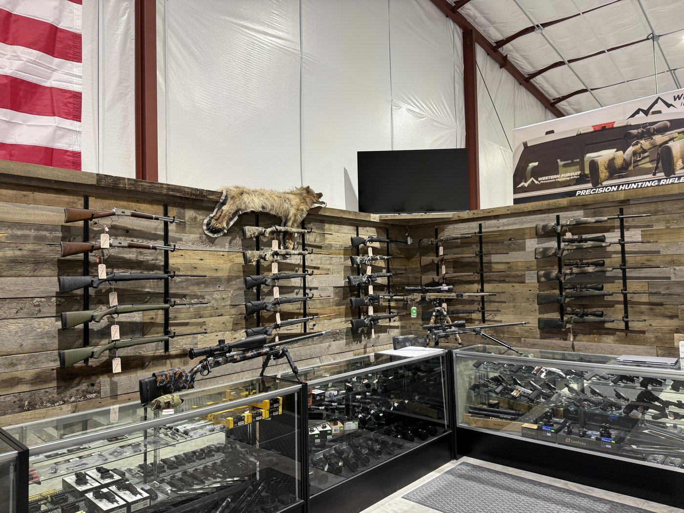 Inside the Western Pursuit showroom in Preston, Idaho